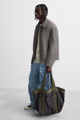 FABRIC SHOPPER BAG - Zara фото 2