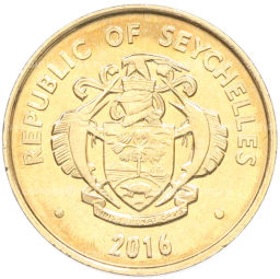 Монета 5 центов 2016 года Сейшелы