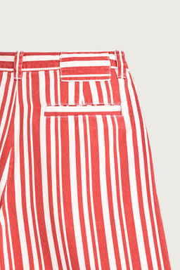 BERMUDA WIDE FIT RAYAS / Rojo - Zara фото 10