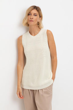 ЕВ 30206/молочный блуза-топ жен