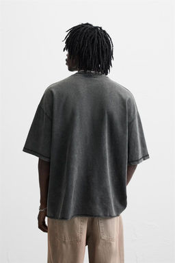 WASHED RELAXED FIT SWEATSHIRT - Zara фото 11