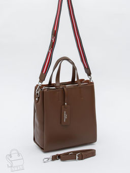 Сумка женская кожаная 6062L caramel Polina&Eiterou