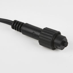 ULD-S1000-120/TBK BLUE-WHITE IP67 Гирлянда светодиодная с эффектом мерцания, 10м. Соединяемая. 120 светодиодов. Синий и белый свет. Провод черный. ТМ Uniel - Volpe фото 4