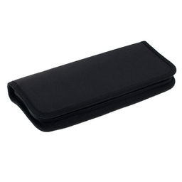 Набор кистей для рисования, щетина, 10 штук: № 2/0, 1/4, 6, 12, 3/4, 1", 8, 6, 4, круглые, плоские, в пенале на молнии, международный размер