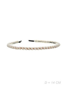 Ободок для волос жемчуг / GTS-26 /уп.12/ - Галеонтрейд фото 2