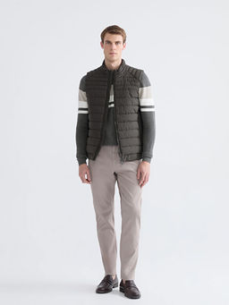 Standart Kal?p Dik Yaka Erkek ?i?me Yelek