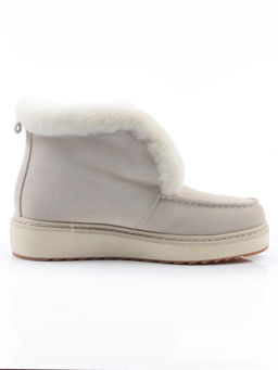 04-5603-9 MILK Ботинки зимние женские (натуральная кожа, 100% шерсть)