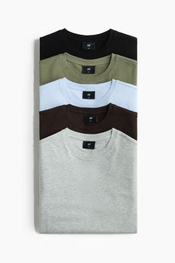 Pack de 5 camisetas Slim Fit - H&m фото 5