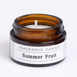 Ароматическая свеча в банке «Летние фрукты», соевый воск, 12 г