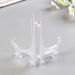 Цена за 5 шт. Подставка для тарелок d=16-18 см Lucia, прозрачная, 15 см