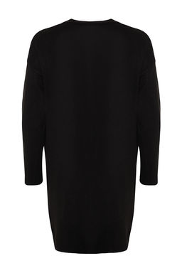 Siyah Yumusak Dokulu Cep Detayl? Triko H?rka TWOAW24HI00381 - Trendyolmilla фото 8