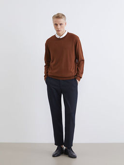 Bisiklet Yaka Erkek Triko Kazak