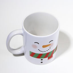 Кружка керамическая новогодняя «Снеговик», 320 мл