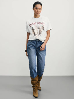 Футболка оверсайз с принтом / Zarina фото 2