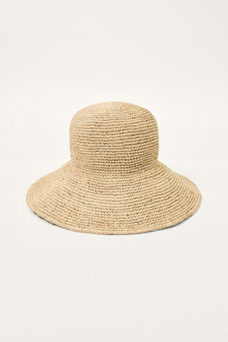LIMITED EDITION RAFFIA BUCKET HAT - Zara фото 4