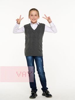 Жилет детский 5223-7127 - Vay kids школа фото 2
