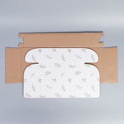 Коробка подарочная сборная, упаковка, «Веточки», белый, 27 х 21 х 9 см