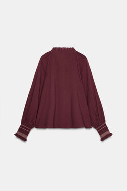 TASSEL EMBROIDERED SHIRT - Zara фото 7