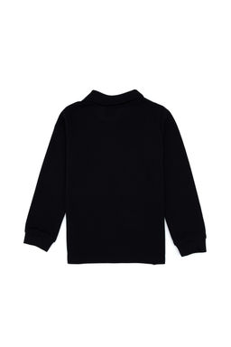 Erkek _ocuk Siyah Basic Polo Yaka Sweatshirt Sepette S_rpriz _ndirim - U.s. polo assn фото 7