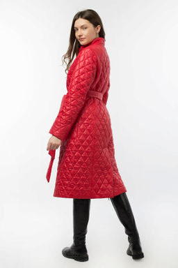 01-10539 Пальто женское демисезонное (пояс)