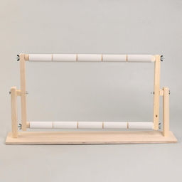 Пяльцы-рамка для вышивания, 30 × 50 см, с подставкой, цвет светлое дерево