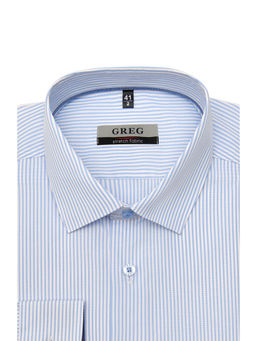 Сорочка мужская длинный рукав GREG 121/237/4206/Z/1p STRETCH  фото 3