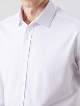 Slim Fit Uzun Kollu Gabardin Erkek G?mlek