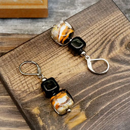 Серьги из муранского стекла