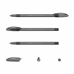 Цена за 50 шт. Ручка шариковая ErichKrause Neo® Stick Original 0.7, Super Glide Technology, цвет чернил черный (в коробке по 50 шт.)  фото 7