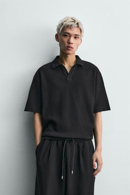 POLO RELAXED FIT OTOM?N / Negro - Zara фото 2