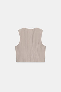 HERRINGBONE WAISTCOAT - Zara фото 9