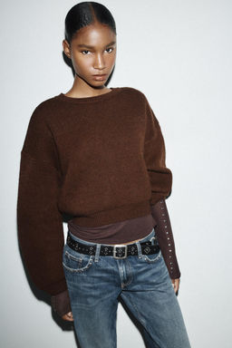 PLAIN KNIT JUMPER - Zara фото 2