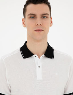 Beyaz Slim Fit Ti__rt