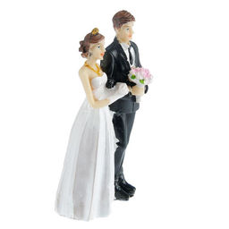 Цена за 2 шт. Фигурка на торт «Свадьба» 10.5 см, МИКС