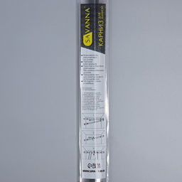 Карниз для ванной SAVANNA, телескопический, d заглушки = 3 см, d трубки = 2 см, 110-200 см, чёрный