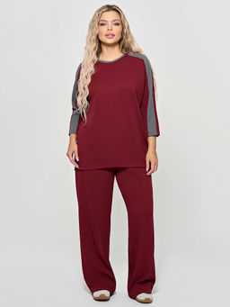 Костюм 0001-3а бордовый