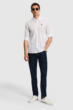 Erkek Beyaz Uzun Kollu Basic G_mlek - U.s. polo assn фото 4