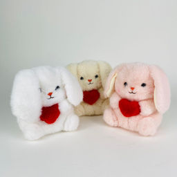 Мягкая игрушка Зайка с сердечком 20 см (арт. 3848/20)