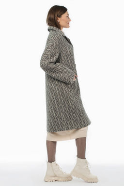 01-11051 Пальто женское демисезонное - El podio фото 4