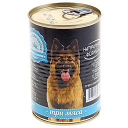 Натур. Формула д/соб. ж/б 410 г. Три мяса 1/20 4607048071892