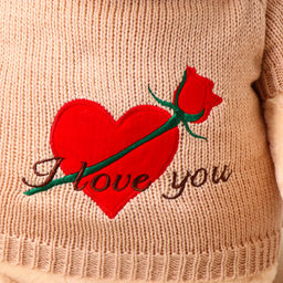 Мягкая игрушка Мишка, в вязаной кофте, 100 см, цвет бежевый - Simaland фото 4