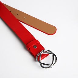 Подарочный набор, ремень с винтом, картхолдер на телефон, обложа для паспорта, футляр для очков, цвет красный - Simaland фото 3