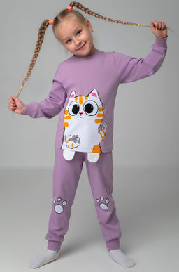 Хлопковая пижама для девочки Bonito  фото 7