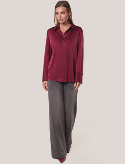 D29.275 Блузка женская винный