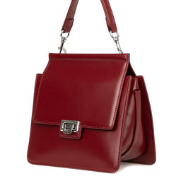 5560 red, Женская кожаная сумка, Barcelo Biagi