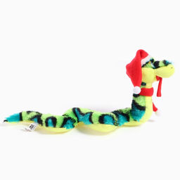 Мягкая игрушка Змея, в новогоднем колпаке, 16 см - Simaland фото 6