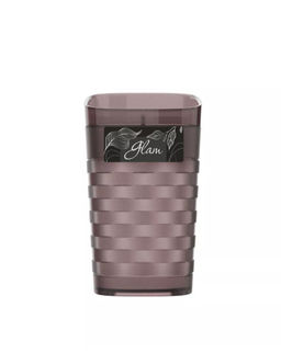 Стакан для зубных щеток Glam шоколад - Полимербыт фото 2