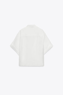 SHORT SLEEVE FLOWING SHIRT - Zara фото 16