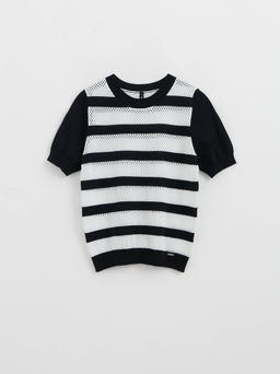 CONTE LDK 2332 Джемпер женский black-white - Conte elegant фото 2