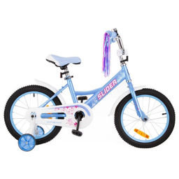 Велосипед двухколесный SLIDER, 16", синий